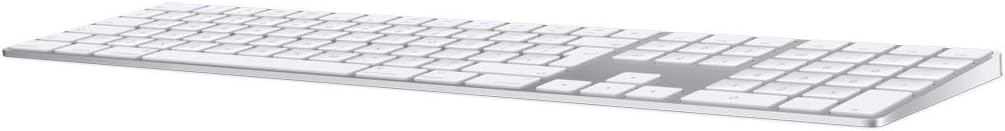 AppleMagic Keyboard with Numeric Keypad (International English) Multimedia keys, Wireless & Bluetooth - Silver