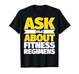 Wie ich über Fitness-Regime Lustige Gewichtheben T-Shirt