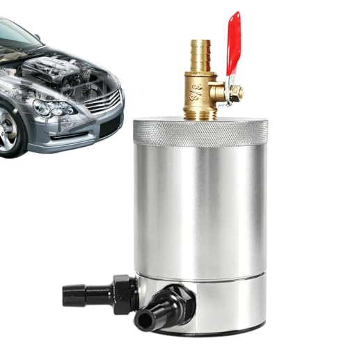 Depósito de aceite de 300ml en aleación de aluminio con deflector para sedán y camioneta