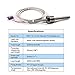 ATOPLEE 1pc Temperature Sensor Probe,Stainless Steel Waterproof Pt100 Ohm Probe Sensor 1/2 inch Thread with Insulation Lead Wire(-50-250°C)