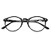 Produktbild KOOSUFA Lesebrille Damen Herren Rund Federscharniere Klassische Lesehilfen Blumen Vintage Vollrandbrille Arbeitsplatzbrille 1.0 1.25 1.5 1.75 2.0 2.25 2.5 2.75 3.0 3.5 4.0 (Schwarz, 4.0)