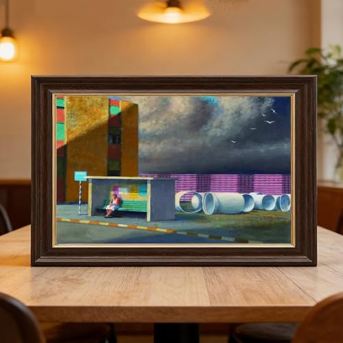 Impression sur toile The Bus Stop pour sublimer votre salon moderne