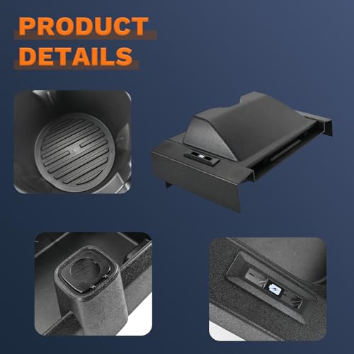 Portavasos plegable central para asiento Ford F150 2015-2017 miniatura 6