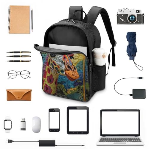 Mochila escolar anime 3D de jirafa el regalo ideal para niños 4