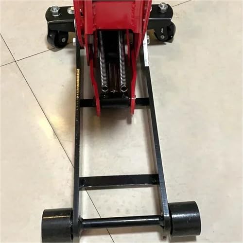 Gato de coche de perfil bajo resistente, herramienta de reparación de neumáticos horizontal de doble bomba para cambios rápidos y fáciles de neumáticos, elevador portátil de vehículos para mecánicos y