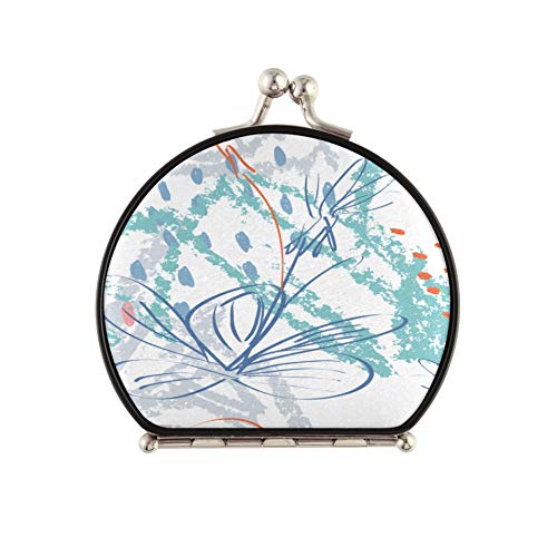 Preisvergleich Produktbild Damen Kompaktspiegel Schöner Garten Blumen Löwenzahn Reise Handspiegel Doppelseitig Mit 2 X 1x Vergrößerung Faltbare Tragbare Kompakte Schminkspiegel Für Geldbörse Für Frauen Gi