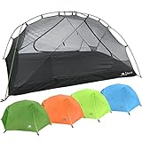 Hyke & Byke 2 Person Backpacking Tent with Footprint - Lightweight Zion Two Man 3 Season Ultralight, Waterproof, Ultra Compact 2p Freestanding Backpack Tents for Camping and Hiking (Forest Green)