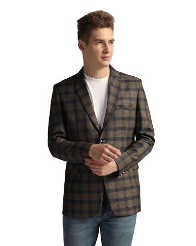 Image of TAHVO Tweed Blazer for Men - Formal & Casual Winter Wear Blazer