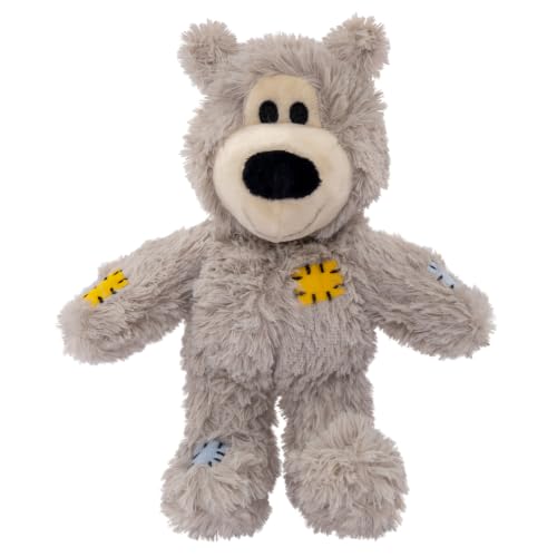 KONG - Wild Knots Bear - Internal Knotted Ropes and Minimal Stuffing for Less Mess (Assorted Colors) - For X-Small Dogs
