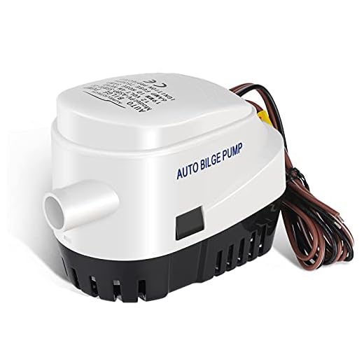AURELIO TECH 12V 750GPH Automatic Submersible Bilge Pump for Boats with Float Switch