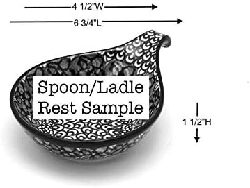 Polish Pottery Spoon/Ladle Rest - Unikat Signature - U4400