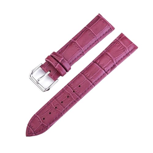 Bracelet de montre en cuir véritable 18mm 20mm 22mm interchangeable relief crocodile