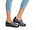 Crocs Women's Neria Pro II Clog | Slip-Resistant Work and Nursing Shoe, Metallic Rose/Black, 8 M US