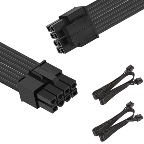 Corsair EPS-12V 8-Pin CPU Stecker (4+4 abnehmbar) Kabel für Modular Power Supply - 2STK