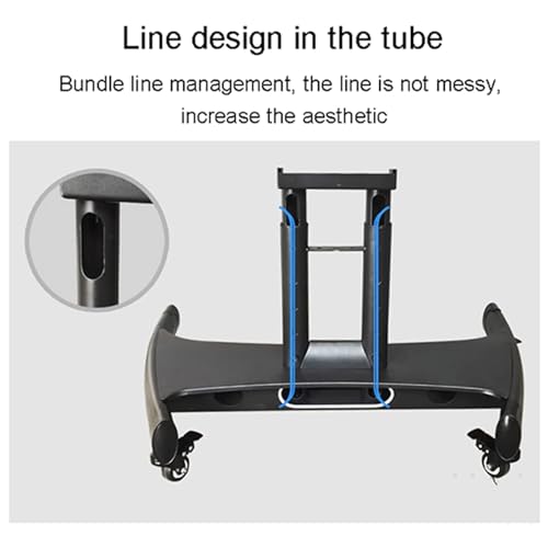 Soporte Móvil para TV de 32 a 70 Pulgadas Ajustable en Altura miniatura 5