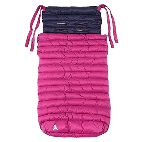 Cuddleco - Sacco universale per seggiolino 3 in 1 - Comfi-snug - Termico e imbottito per passeggino e mini piumino/coperta - Leggero con borsa per il trasporto (Rosa)