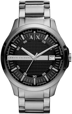 A|X Armani Exchange Men's Watch, Three-Hand Stainless Steel Watch for Men