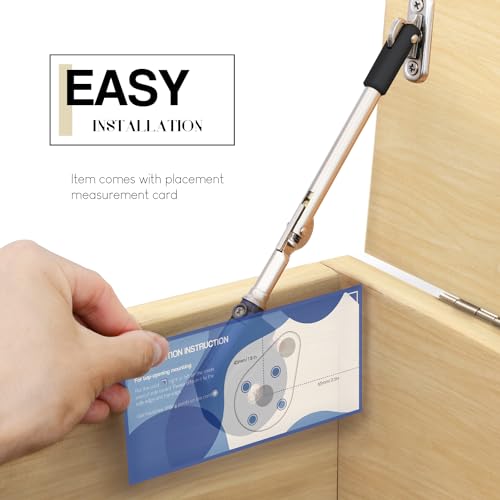 MORINBO Lid Stay 105 Degree Open with Soft Close, Lid Support for Toy Box and Upward Top-Opening Flap Doors, Easy to Install (Pack of 1) - Image 5