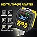 WAXTRON Digital Torque Wrench Adapter 1/2 Drive - 15-295 ft-lb (20-400 Nm) Heavy-Duty, ±2% Accuracy, Includes 1/4 and 3/8 Adapters, Compatible with Breaker Bar, 4-Piece