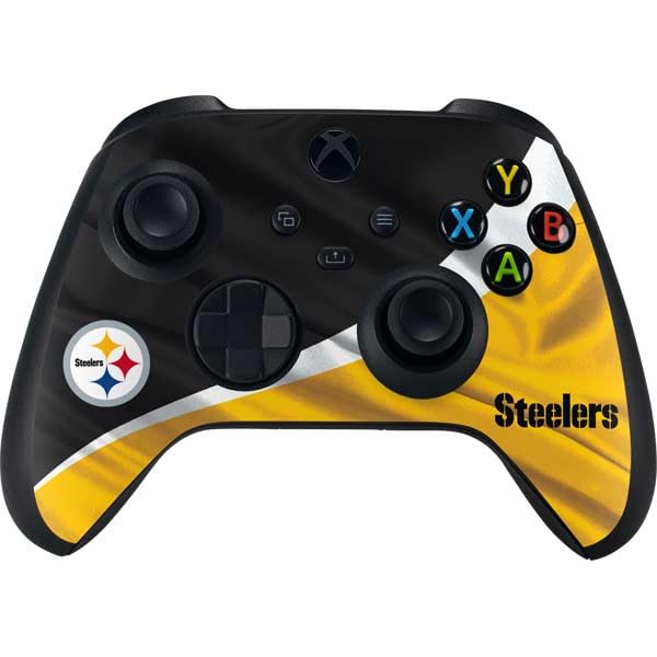 Skinit Decal Gaming Skin Compatible with Xbox Series X Controller - Officially Licensed NFL Pittsburgh Steelers Design