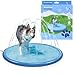 Produktbild CoolPets Splash Pool Water Sprinkler - Wasserspielmatte - Kühlendes Hundespielzeug - Einfach an den Gartenschlauch anzuschließen - Blau