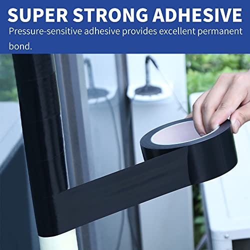 Tapebear WC15-F Corrosion Protection Pipe Tape, Wrap Pipe Tape For Drain Pipe, Metal Electrical Outdoor Underground Pipe, Waterproof Pvc Black Tape thumb #6