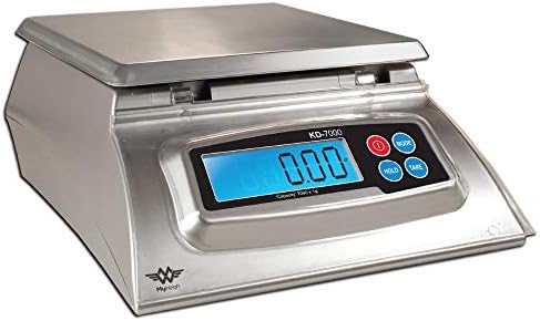 My Weigh KD-7000 Digital Food Scale, Stainless Steel, Silver