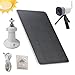 Solar Panel for Ring Doorbell - Solar Panel for Security Camera, Outdoor 3W 5V Solar Powered Panels, 360° Mounting Bracket Multipurpose, 1.2M Cable, Fit Ring Cameras, Mobile Phones, Doorbells