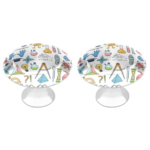 Image of Science Or Chemistry Elements Drawer Pulls Decorative Cabinet Handle Kitchen Knobs Dresser Drawer Hardware 2 Pieces