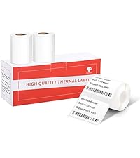 Thermal Labels 30x20mm For Phomemo Printers - 320 Labels/Roll Black On White