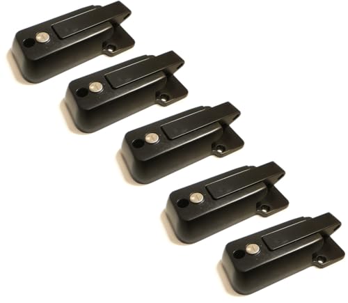 Everything for trailers, RVs and trucks and more - 5 KEYED ALIKE Black Locking Cargo Trailer For Cambar Door Latch Vise Lock For Cam bar (FS1XN-2347)