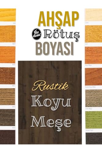 Ahşap Rötuş Boyası; Rustik Meşe, 25 Ml, Fırçalı Cam Şişede Mobilya Masa Sehpa Çizik Onarıcı Woodcolor