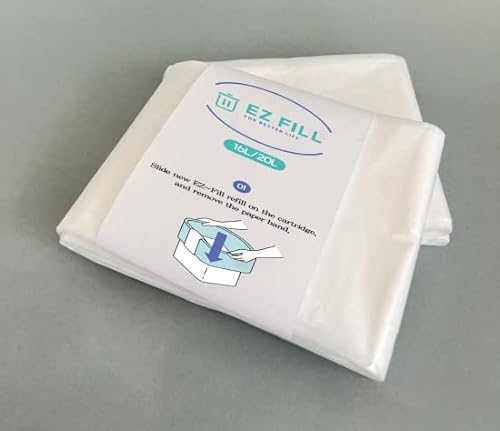 Fit For Dekor Classic Diaper Pails Refills - Ez Fill Diaper Pail Refills 10 Counts(10 Refills), White, (M700Wp) #TOP28