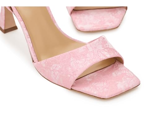 Image of Badgley Mischka Women's Cady Sandals With Heart-shaped Buckle
