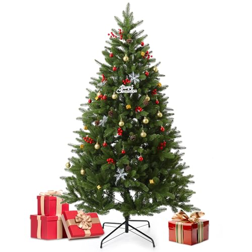 EVGN Künstlicher Weihnachtsbaum 180 cm – Nordmanntanne Optik –...