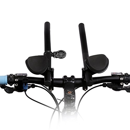 Suporte para computador de bicicleta, Romacci Suporte de haste de suporte para guiador TT/Aero de 22