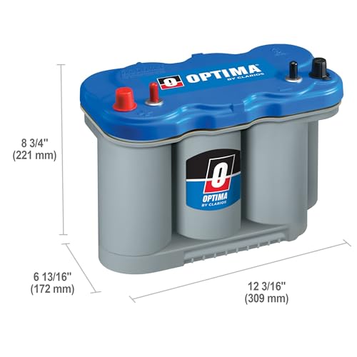 Image of OPTIMA Batteries D27M BLUETOP Boat and RV Dual Purpose Sealed AGM Battery