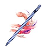 Active Stylus Pens for Touch Screens, Digital Stylish Pen Pencil Rechargeable Compatible with Most Capacitive Touch Screens (Blue)