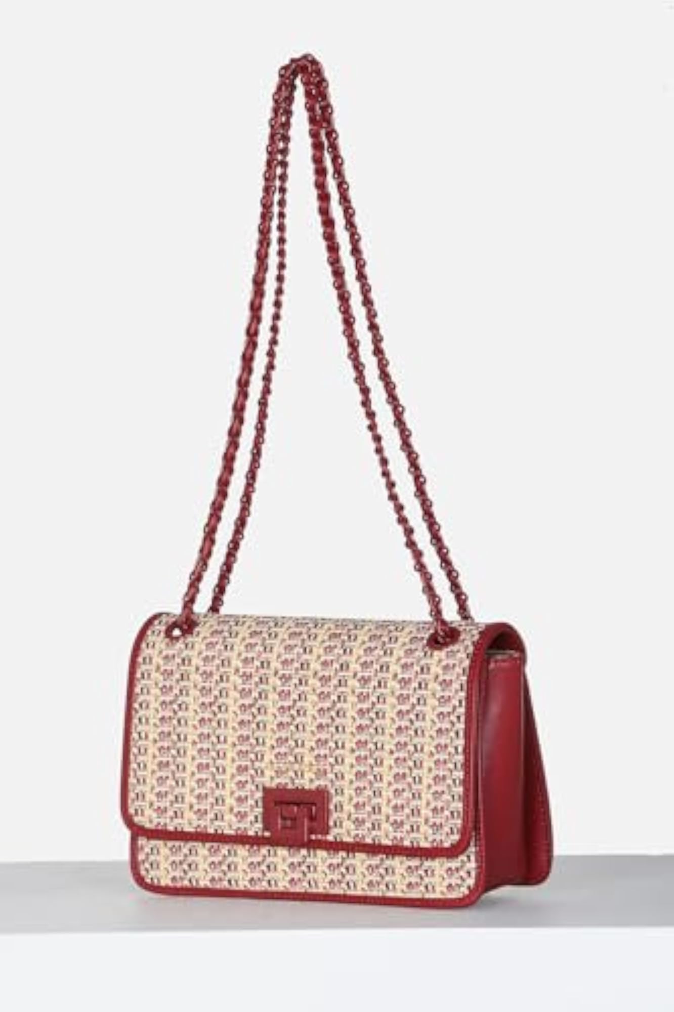 Women's Red Casual Sling Bag, Everyday Use