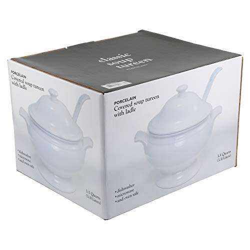 Bia Cordon Bleu Serveware Tureen Serving Set, One Size, White #TOP5