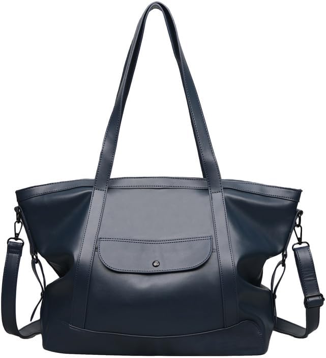 Hobo Bags for Women Soft Foldable Vegan Leather Shoulder Handbag Stylish Slouchy Tote Purses