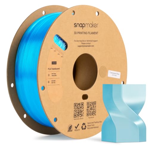 Image of Snapmaker PLA Translucent Filament 1.75mm, 3D Printer Filament 1kg(2.2lbs)