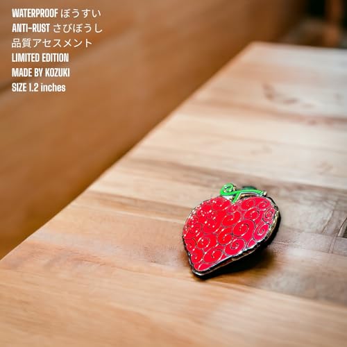 Image of Devil Friut Pin one piece pin enamel devul fruit one piece merch devil fruit keychain devil fruit figure pin enamel devil fruit charm hard enamel anime pin collectible devil fruit gift (HEARTGOLD)