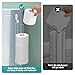 Conworld Toilet Paper Storage for 4 Roll Tissue, Over The Tank Toilet Paper Holder, Stainless Steel Rustproof Toilet Paper Holder Wall Mount, for Rv, Bathroom Storage and Organization, Silver, 1 Pack