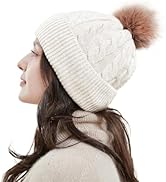 WKTRSM Mütze Damen,Warme Wintermütze Damen schirmmütze Damen Winter Slouch Strick Beanie Damen We...