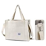 【Stilvolles Design】 - Cordtaschen damen mit verstellbarem, weichem Schulterriemen und Griff oben. Sieht stilvoll und trendy aus, kann zu jedem Kleidungsstil getragen werden, ist lässig und bequem und wird nie aus der Mode kommen.