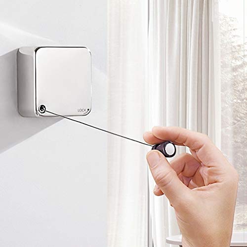 Corde à linge perforation-libre avec fil acier rétractable 3.5m