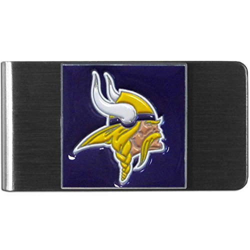 NFL Siskiyou Sports Mens Minnesota Vikings Steel Money Clip One Size Team Color