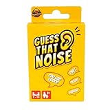 Worgan Games Guess That Noise: Funny Sound Impressions Party Game for Family & Friends - Travel Size - 2-15 Players - Ages 8+