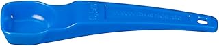 Bürkle - Cucharas medidoras (poliestireno, capacidad de 0,5 ml, no estériles, 100 unidades), color azul